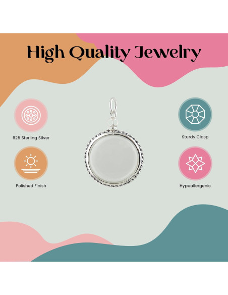 Collar Medallón Ovalado Plata Esterlina 925 FashionJunkie