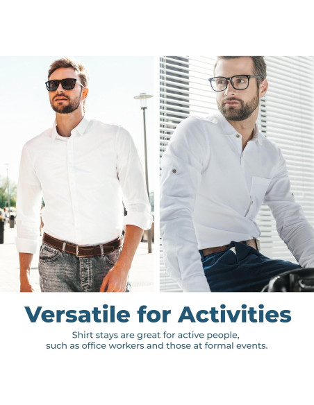 Soportes de Camisa Militar Net Focus para Hombres - 2 Piezas Ajustables