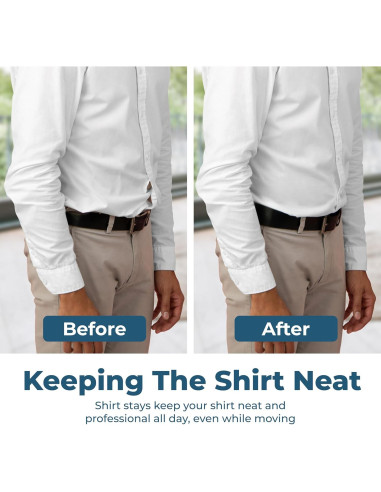 Soportes de Camisa Militar Net Focus para Hombres - 2 Piezas Ajustables