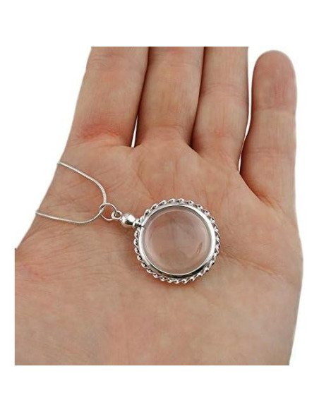 Collar Medallón Ovalado Plata Esterlina 925 FashionJunkie