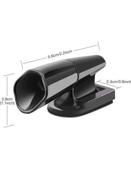 Silbatos de Ciervo SAVITA 4 Piezas Ultrasonido Negro