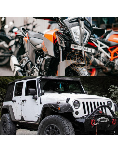 Silbatos de Ciervo SAVITA 4 Piezas Ultrasonido Negro