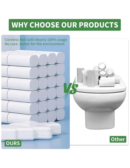 Papel Higiénico de Viaje Sigmarplas 12 Rollos 3 Capas Disolvente