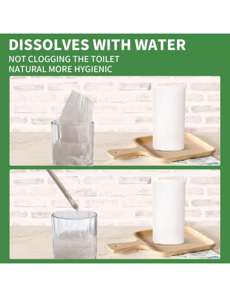 Papel Higiénico de Viaje Sigmarplas 12 Rollos 3 Capas Disolvente