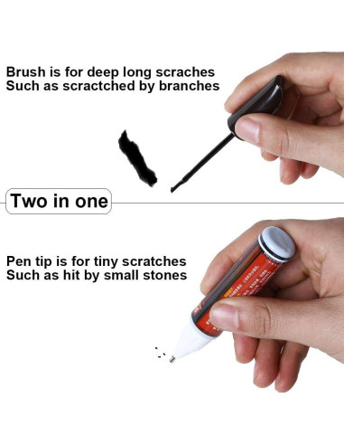 Pintura de Retoque Automotriz SONGVEN 12 ml Blanco Marfil