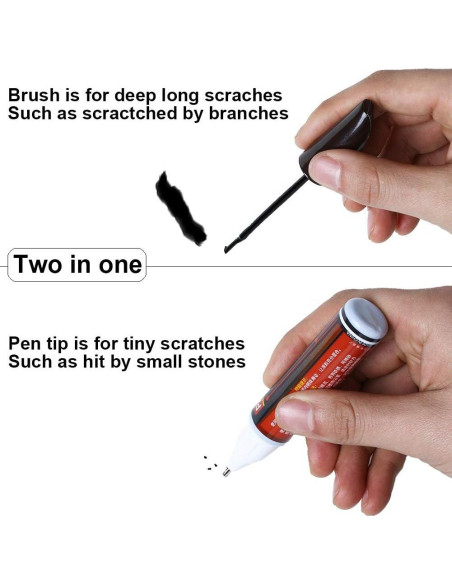 Pintura de Retoque Automotriz SONGVEN 12 ml Blanco Marfil