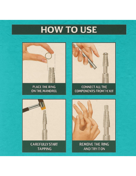 Estirador de Anillos Rathburn Banco Wizard 3 Piezas 7-13