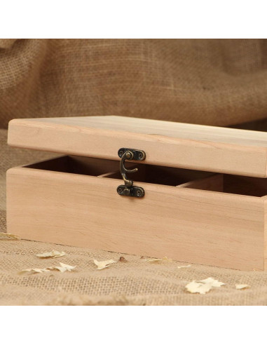 10 Ganchos de Cierre Antiguos Rierdge para Caja de Joyería Bronce