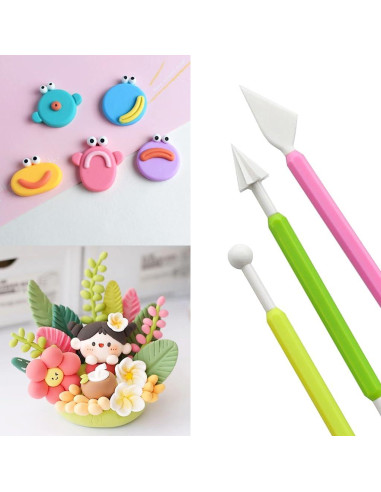 Juego de 9 Herramientas de Modelado de Arcilla Jepeux