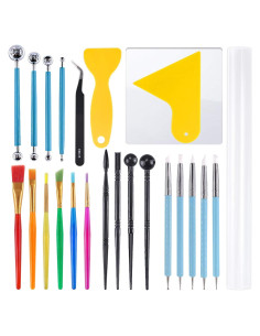 Juego de Herramientas de Escultura de Arcilla Rustark, 24 Piezas