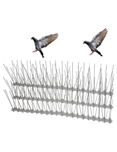 Picos de Aves Bird-Away 1.5m Acero Inoxidable 3 Tiras