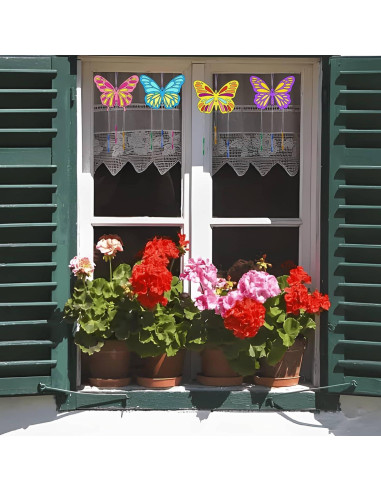 Kit de Campanas de Viento DIY CRASPIRE - 16 Piezas de Madera