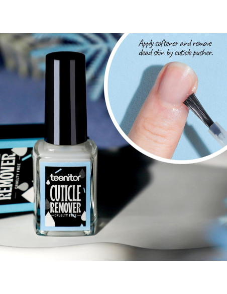 Set de Cuidado de Cutículas Teenitor - Suavizante y Aceite Lavanda