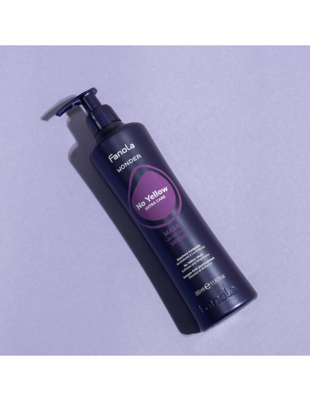 Mascarilla Capilar Fanola No Yellow 95.7g - Hidratante Violeta