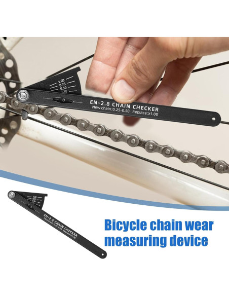 Herramienta Indicador Desgaste Cadena Bicicleta Genérico 12.7cm