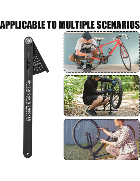 Herramienta Indicador Desgaste Cadena Bicicleta Genérico 12.7cm