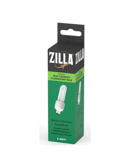 Bombilla Fluorescente Compacta Zilla Mini Tropical 6W G9