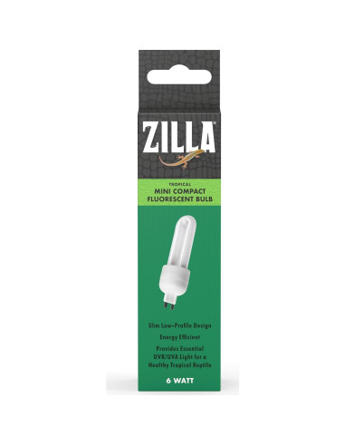 Bombilla Fluorescente Compacta Zilla Mini Tropical 6W G9