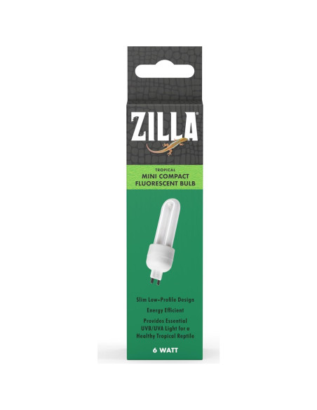 Bombilla Fluorescente Compacta Zilla Mini Tropical 6W G9