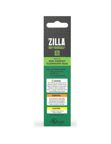 Bombilla Fluorescente Compacta Zilla Mini Tropical 6W G9