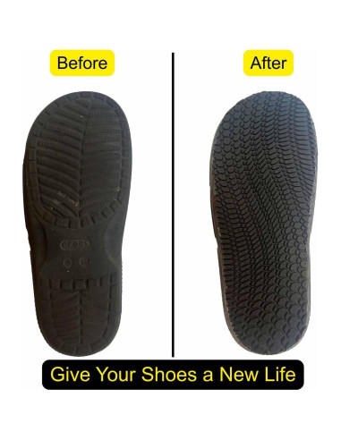 Reemplazo de Suelas de Goma Antideslizantes MIIDII 4mm (1 Par)