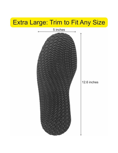 Reemplazo de Suelas de Goma Antideslizantes MIIDII 4mm (1 Par)