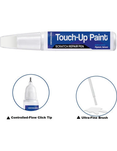 Pintura de Retoque KWONGLONG 799/9799 Diamond White 12ml