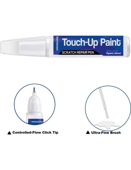 Pintura de Retoque KWONGLONG 799/9799 Diamond White 12ml