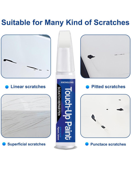 Pintura de Retoque KWONGLONG 799/9799 Diamond White 12ml