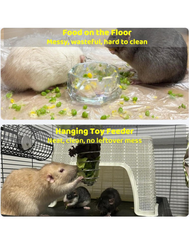 Accesorios para jaula Coalinker - Juguetes forrajeo 2 paquetes