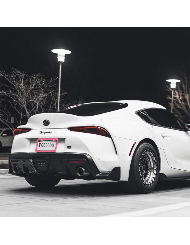 Marco de Placa de Licencia Rosa Carsories Universal 30.99x16cm