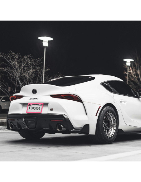 Marco de Placa de Licencia Rosa Carsories Universal 30.99x16cm