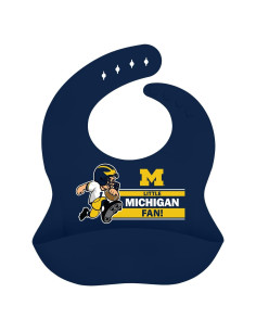 Babero de Silicona Baby Fanatic Michigan - Seguro y Fácil de Limpiar