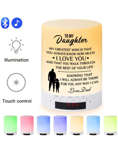 Lámpara de Mesa Táctil Kenon con Altavoz Bluetooth y Luz LED