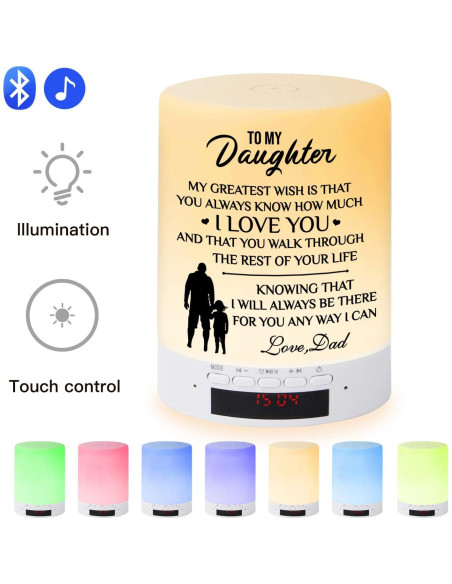 Lámpara de Mesa Táctil Kenon con Altavoz Bluetooth y Luz LED