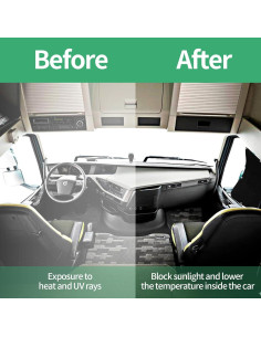 Cortina Solar Lateral PSLER para Camiones Semi-Truck UV 98% 2