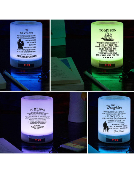 Lámpara de Mesa Táctil Kenon con Altavoz Bluetooth y Luz LED