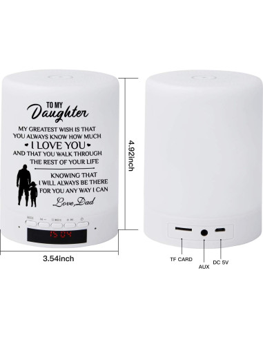 Lámpara de Mesa Táctil Kenon con Altavoz Bluetooth y Luz LED