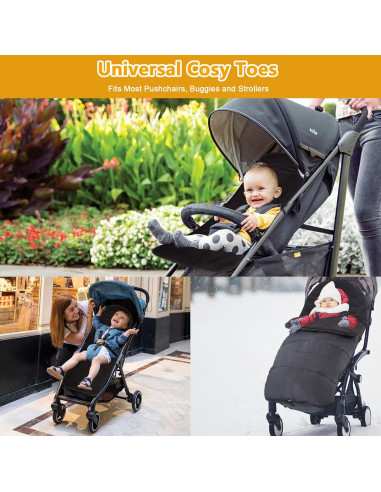 Saco de Invierno para Cochecito Pugwoy 98x45cm Impermeable