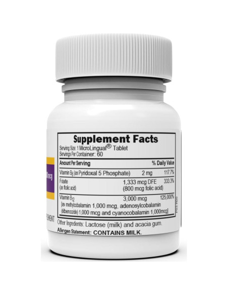 Suplemento de Vitamina B Superior Source 60 Tabletas MicroLingual Suplemento de Vitamina B Superior Source 60 Tabletas MicroLingual