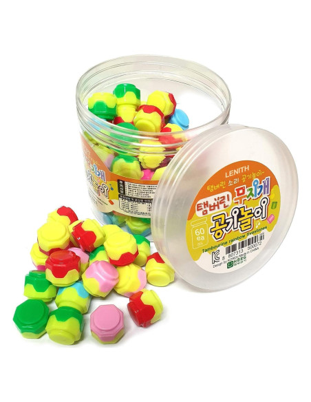 Juego de Gonggi Coreano 60 Piezas HBRG - Jacks de Plástico