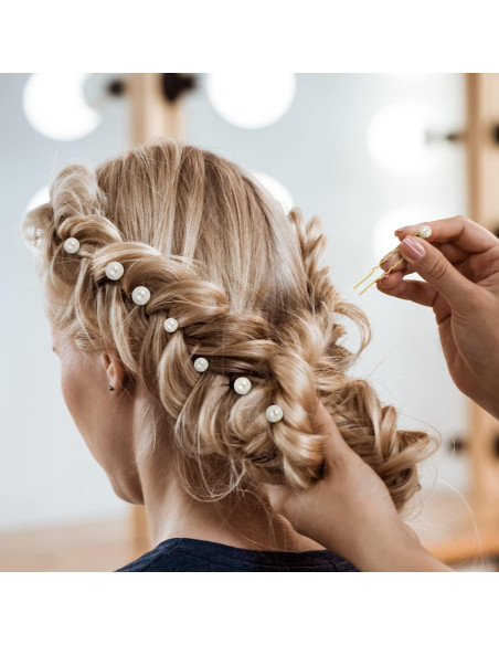 Horquillas de Perlas para el Cabello BESARME - 36 Pcs