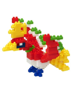 Nanoblock Ho-Oh Pokémon - Kit de Construcción 183 Piezas
