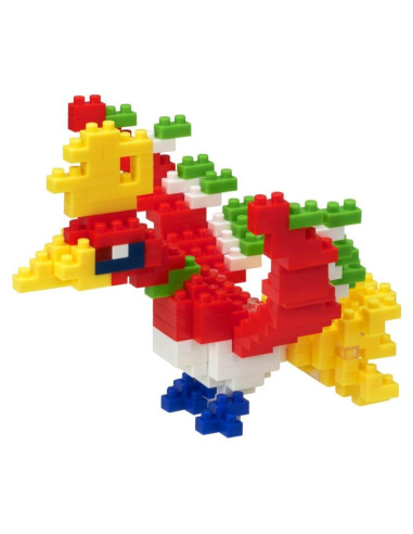 Nanoblock Ho-Oh Pokémon - Kit de Construcción 183 Piezas