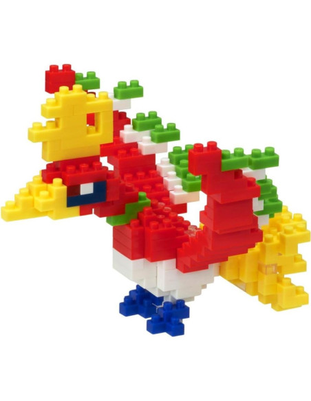 Nanoblock Ho-Oh Pokémon - Kit de Construcción 183 Piezas