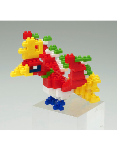 Nanoblock Ho-Oh Pokémon - Kit de Construcción 183 Piezas