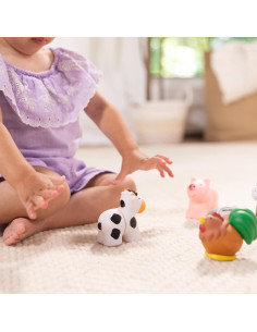 Juguete de Granja Melissa & Doug - 10 Piezas Enlazables para Bebés 2