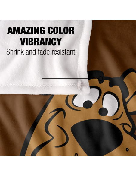 Manta Suave Scooby-Doo Feliz 127x152 cm Licenciada