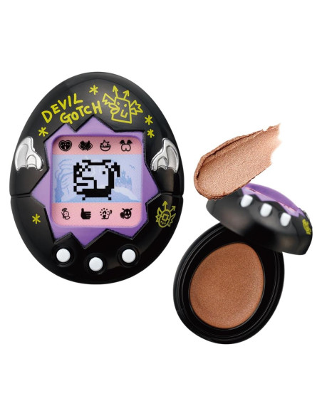 Tamagotchi Deviltchi Negro - Cosmético Compacto Brillo