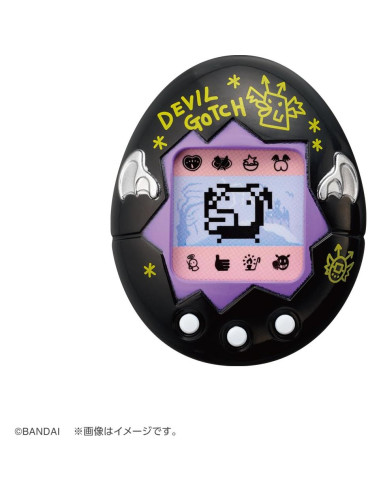 Tamagotchi Deviltchi Negro - Cosmético Compacto Brillo